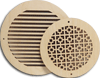Round Pattern Cut Grills