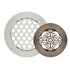 Steel Crest Round Decorative Return Grills