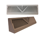 Triangular Baseboard Registers