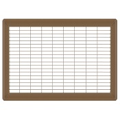 Brown Floor Return Air Grilles