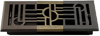 Bronze Art Deco Floor Registers