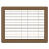 10 x 14 Heavy Gauge Steel Floor Grill - Brown