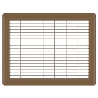 10 x 14 Heavy Gauge Steel Floor Grill - Brown