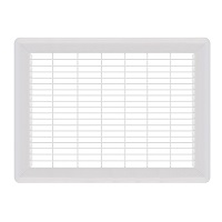 10 x 14 White Heavy Gauge Floor Grill