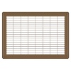 10 x 16 Heavy Gauge Steel Floor Grill - Brown