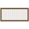 10 x 28 Heavy Gauge Steel Floor Grill - Brown