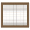 12 x 14 Heavy Gauge Steel Floor Grill - Brown