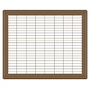 12 x 16 Heavy Gauge Steel Floor Grill - Brown
