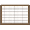 12 x 20 Heavy Gauge Steel Floor Grill - Brown
