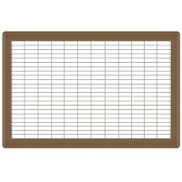 12 x 24 Heavy Gauge Steel Floor Grill - Brown