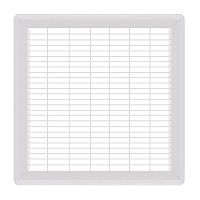 14 x 14 White Heavy Gauge Floor Grill