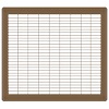 14 x 18 Heavy Gauge Steel Floor Grill - Brown