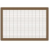 14 x 24 Heavy Gauge Steel Floor Grill - Brown