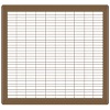 16 x 20 Heavy Gauge Steel Floor Grill - Brown