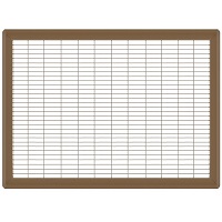 16 x 24 Heavy Gauge Steel Floor Grill - Brown