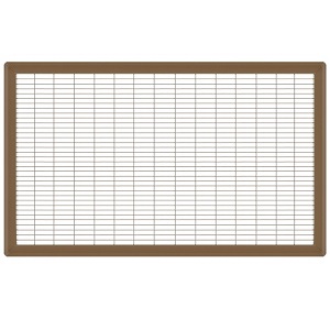 18 x 30 Heavy Gauge Steel Floor Grill - Brown
