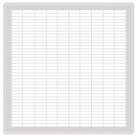 20 x 20 White Heavy Gauge Floor Grill