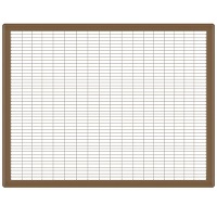 24 x 36 Heavy Gauge Steel Floor Grill - Brown