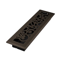 2.25 x 12 Wonderland Floor Register - Bronze Age