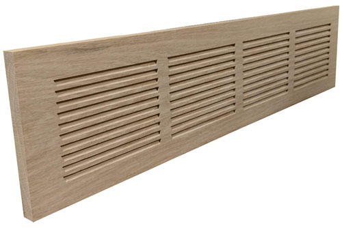 Unfinished Wood Baseboard Return
