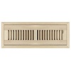 3 x 14 Unfinished Wood Flush Mount Floor Register - Premium