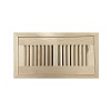 4 x 10 Unfinished Wood Flush Mount Floor Register - Premium