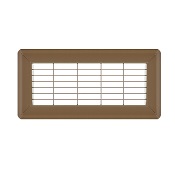 4 x 10 Heavy Gauge Steel Floor Grill - Brown