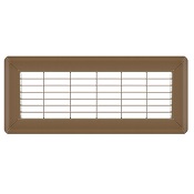 4 x 12 Heavy Gauge Steel Floor Grill - Brown
