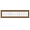 4 x 24 Heavy Gauge Steel Floor Grill - Brown