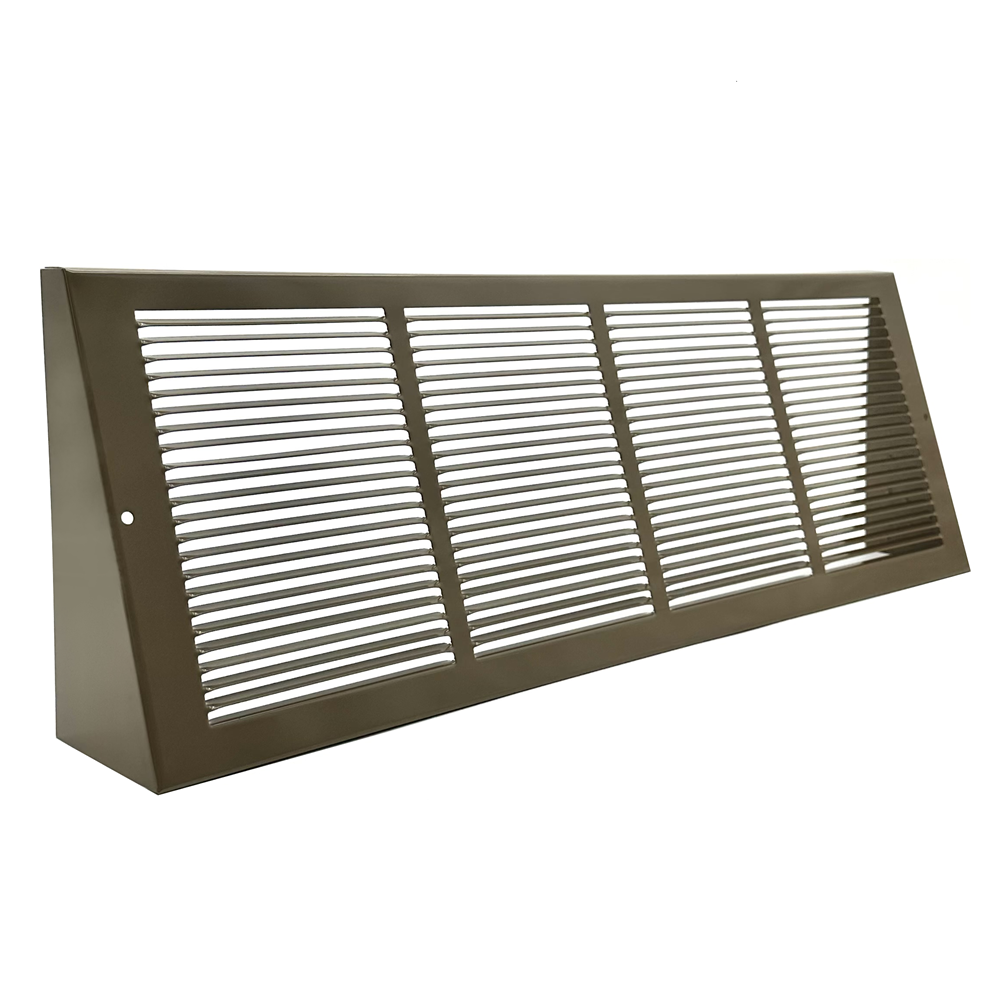Hart & Cooley 24 X 8 Triangular Steel Baseboard Return - Brown