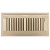 6 x 14 Unfinished Wood Flush Mount Floor Register - Premium