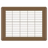8 x 10 Heavy Gauge Steel Floor Grill - Brown