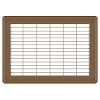 8 x 12 Heavy Gauge Steel Floor Grill - Brown