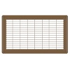 8 x 16 Heavy Gauge Steel Floor Grill - Brown