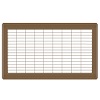8 x 18 Heavy Gauge Steel Floor Grill - Brown