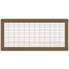 8 x 24 Heavy Gauge Steel Floor Grill - Brown