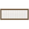 8 x 30 Heavy Gauge Steel Floor Grill - Brown