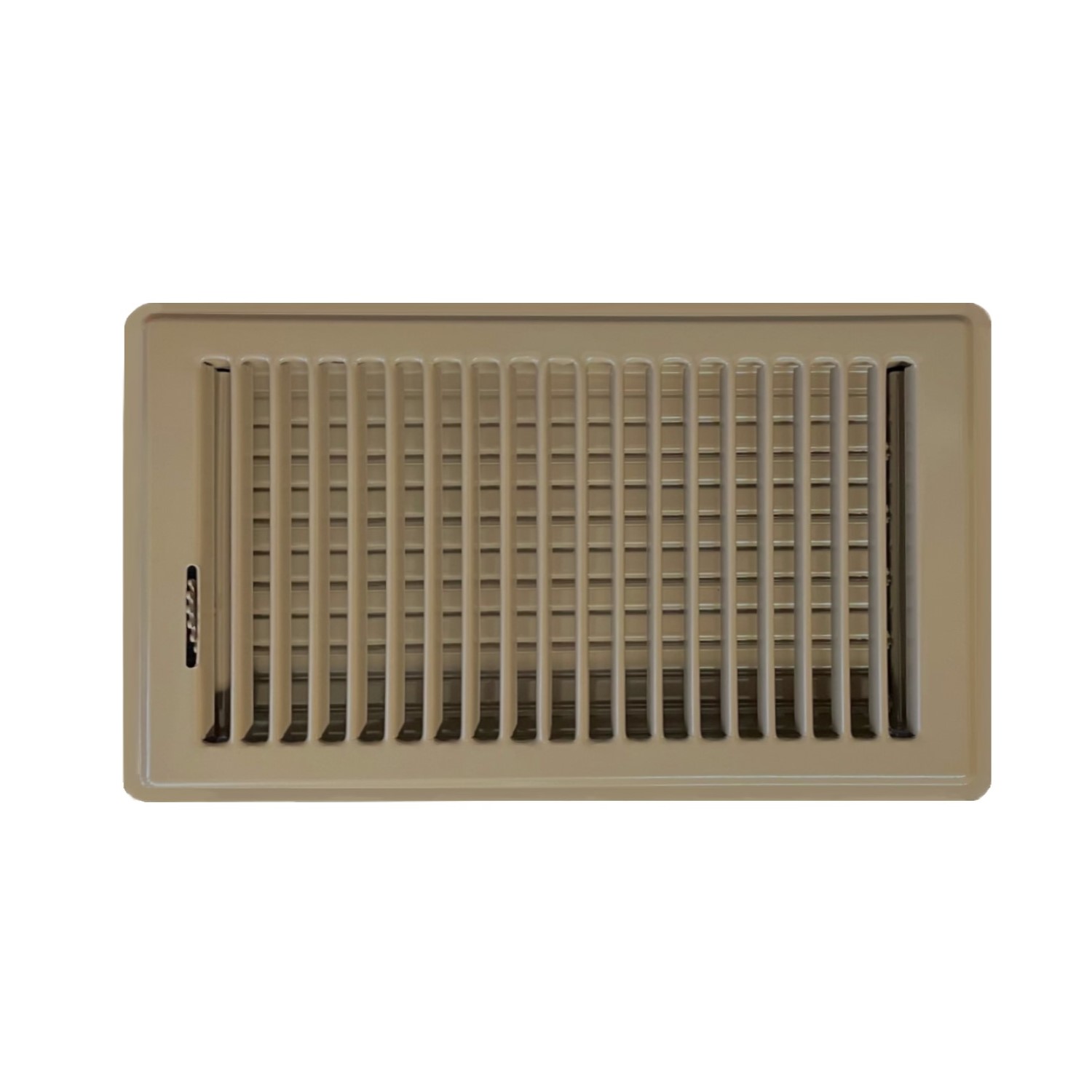 6 X 12 Stamped Steel Floor Register - Brown