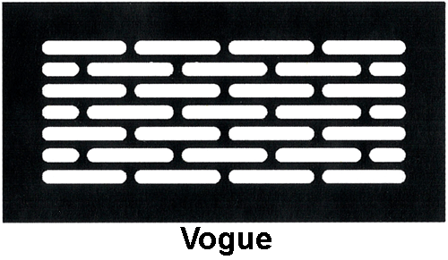 Gold Series Floor Register Vogue Style