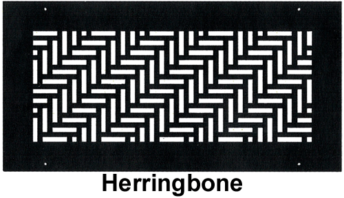 Gold Series Wall Grill Herringbone Style