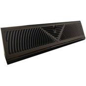 15 Inch TruAire Baseboard Register - Oil Rubbed Bronze