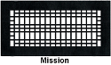 Gold Series Floor Register Mission Style