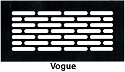 Gold Series Floor Register Vogue Style
