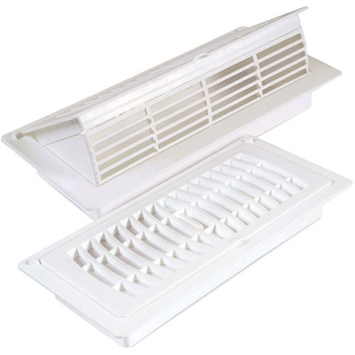 4 x 10 Plastic Pop Up Register - White